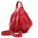 AODUX Full Grain Genuine Leather Women White Blue Red Yellow Backpack Top Layer Cowhide Ladies First Layer Cow Leather Backpacks