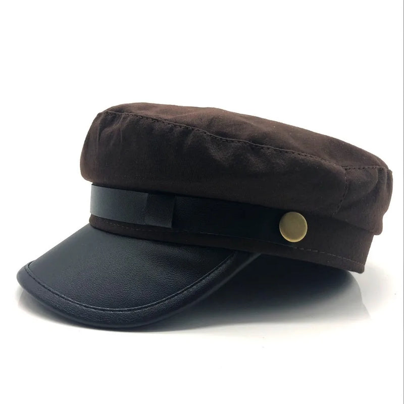 2018 New unisex red black flat navy hat cap women men fashion berets hot sale street style beret caps brand hats Newspaper Cap