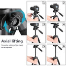 Neewer Portable 56 inches/142cm Aluminum Camera Tripod 3-Way Swivel Pan Head+Carrying Bag for Canon Nikon Sony DSLR Camera
