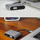 Hagibis USB 3.0 auf HDMI-kompatibler VGA-Adapter 1080P Multi-Display 2in1 USB zu HDMI-kompatibler Konverter für Windows 7/8/10 OS