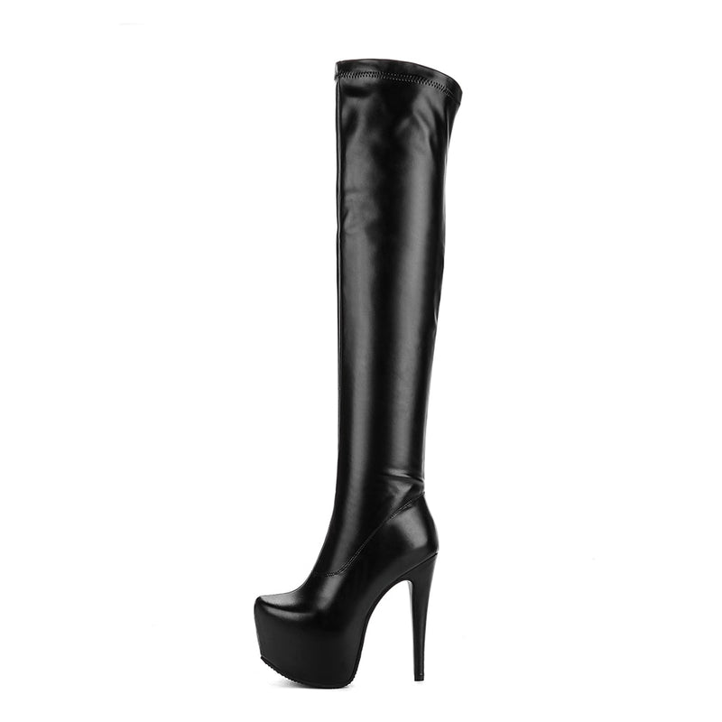 DoraTasia 2022 Plus Size 33-48 brand fashion platform over the knee boots women sexy super high heels shoes woman party boots