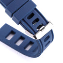 Rubber Watchbands Bracelet 20mm 22mm Orange Blue Black Women Men Waterproof Soft Silicone Watch Band Strap With Polished Buckle