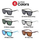 VIVIBEE Quadratische Sonnenbrille Polarisierte Herren 2024 Trendiges Design UVA UVB Schutz Sonnenbrille Damen Fahrer Polarisierte Brille