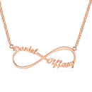 Charms Custom Infinity Name Bracelet Personalized Lover Bracelets For Women Kids Birthday Gifts Jewelry Stainless Steel Chain