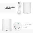 Akumulator inteligentna dioda LED światła nocne sterowane dotykowo ściemniacz indukcyjny inteligentna lampka nocna przenośna lampka ściemniająca kolor RGB zmień