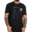 Koch T-Shirt Gefälschter Anzug Koch Gedruckt T-Shirts Baumwolle Lustig Sommer Top Hohe Qualität Locker Rundhals T-Shirt EU Größe