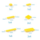 Round Building Blocks 1x1, 33color, educational and creative toys for children, size compatible with 98138, 300pcs