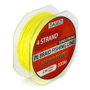 DAGEZI Super Starke 4-fach geflochtene Angelschnur 300M/330YDS 100% PE 10-80LB Multifile Angelschnur Karpfenangeln Salzwasser