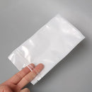 Hot Sale 50/100Pcs Round Hanging Hole White / Clear OPP Plastic Poly Bags Multi Option Packing Poly Bag Self Seal Zipper Plastic