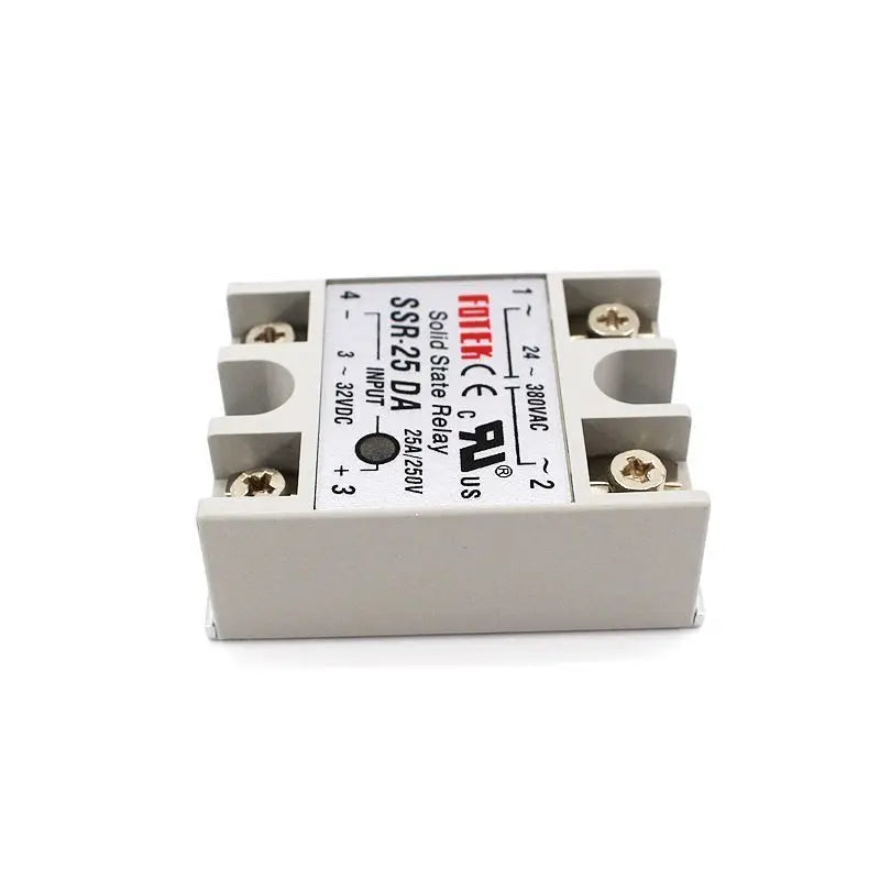 Solid State Relay SSR-10DA SSR-25DA SSR-40DA 10A 25A 40A Actually 3-32V DC TO 24-380V AC SSR 10DA 25DA 40DA