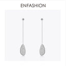 Enfashion Years Drop Earrings Statement Gold Color Long Dangle Earings For Women Fashion Jewelry Pendientes Mujer Moda  ED181087