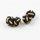Mens Cuff Links Fashion Men's Shirt Cufflinks Trade Mixed Two Colors DIY Braided Wire Buckle Cuff Link