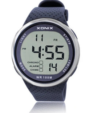 XONIX Herren Sportuhren Digital Wasserdicht 100m LED Licht Outdoor Schwimmen Taucheruhr Multifunktions-Outdoor-Armbanduhr