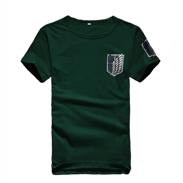 Attack On Titan t shirt mens streetwear t-shirt anime cosplay clothes boys summer tshirt summer Tops Tees