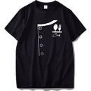 Koch T-Shirt Gefälschter Anzug Koch Gedruckt T-Shirts Baumwolle Lustig Sommer Top Hohe Qualität Locker Rundhals T-Shirt EU Größe