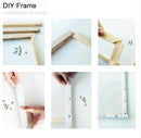 RUOPOTY frame flowers diy painting by numbers animals home wall art picture modern acrylic paint by numbers for unique giftift