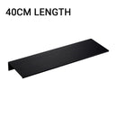 30-60CM Black Kitchen Aluminium Bathroom Shelves Shower Storage Rack Wall Mounted Corner Basket Shampoo Toothbrush Cup Shelf