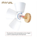 wooden wall lamp Switch wall lights bedside wall light sconce for kitchen restaurant modern wall lamp Nordic macaroon sconces