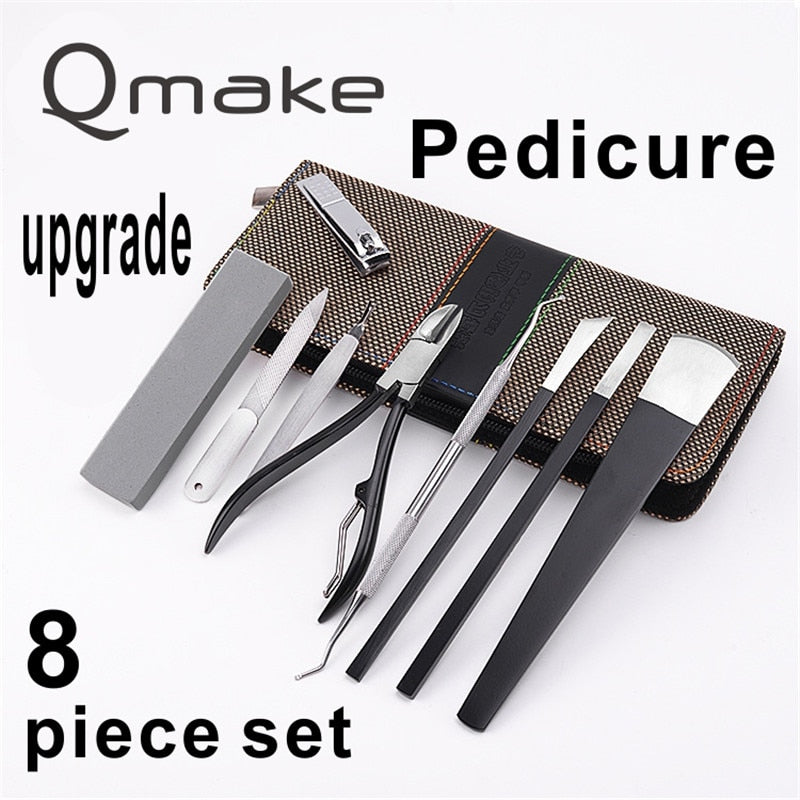 Stainless Steel Pedicure Knife Set Plane Feet Tools Foot Cuticle Skin Callus Remover Professional Care Kit