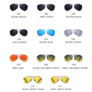 MERRYS DESIGN Men Classic Pilot Polarized Sunglasses Men Driving Shield Night Vision Sun glasses UV400 Protection S8601