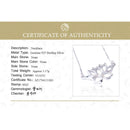 Lotus Fun Echter 925er Sterling Silber handgemachter feiner Schmuck Aushöhlen Lotus Halskette mit Anhänger Accessoires für Damen Collier