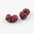 Mens Cuff Links Fashion Men's Shirt Cufflinks Trade Mixed Two Colors DIY Braided Wire Buckle Cuff Link