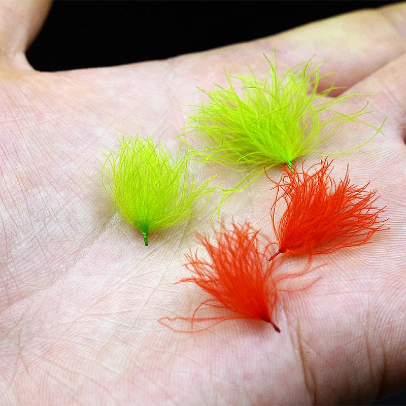 New 8 optional colors CDC puffs professional fly tying feathers for emergers and dry flies Cul De Canard duck butt oiler feather