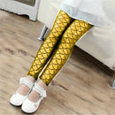Mermaid Scale Printing Spring Summer Kids Baby Girls Leggings Skinny Children Pants 2-12Y