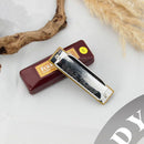 SUZUKI Folkmaster 1072 Harmonica Standard Beginner Diatonic Blues Gaita 10 Holes A B C D E F G Ab Bb Db Eb F