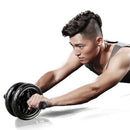 Loogdeel New Keep Fit Wheels No Noise Abdominal Wheel Ab Roller With Mat For Exercise Fitness Equipment