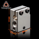 Trianglelab PT100 Volcano Plated Copper Heat Block For Volcano Hotend 3D Printer Heate Block For DDB Extruder