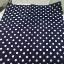 Cotton Black and White Dots Lovely Kerchief Lady Wild Hair Band Hip Hop Street Dancer Scarf  Women Neckerchief Square Bandanas