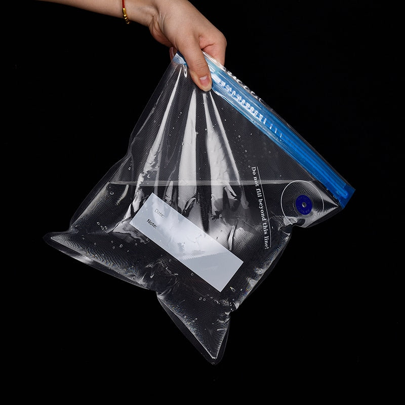 saengQ Vacuum Zipper Bags Reusable Food Storage Bags Vacuum Bag  For Handheld Vacuum Sealer BPA Free 5pcs Or 10pcs /lot