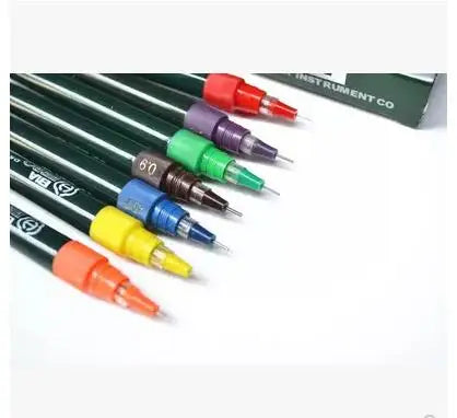 Professional Engineering Technical Fountain Pen Recharged Filling Ink Fiber Sketch Needle Pen Drawing Liner School Office Supply