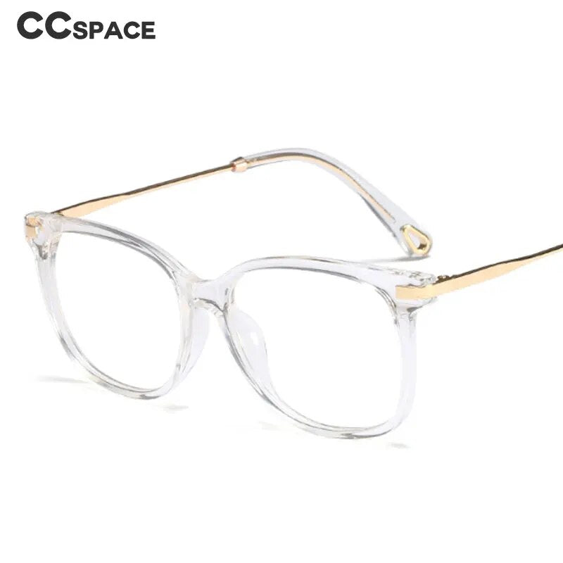 45806 Retro Anti Blue Light Square Cat Eye Glasses Frames Men Women Optical Fashion Computer Glasses