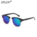 Neue Mode Halbrand Polarisierte Sonnenbrille Herren Damen Marken Designer Halbrahmen Sonnenbrille Klassisch Oculos De Sol UV400