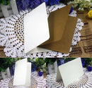 10pcs/pack DIY Blank Foldable Cards Hand Drawing Doodle Paper Cards Happy Birthday Card Greeting Cards