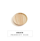 Wood Serving Plate, Wood Square &amp; Round Serving Tray, Fruit Dessert Cake Snack Candy Platter Wooden Bowls