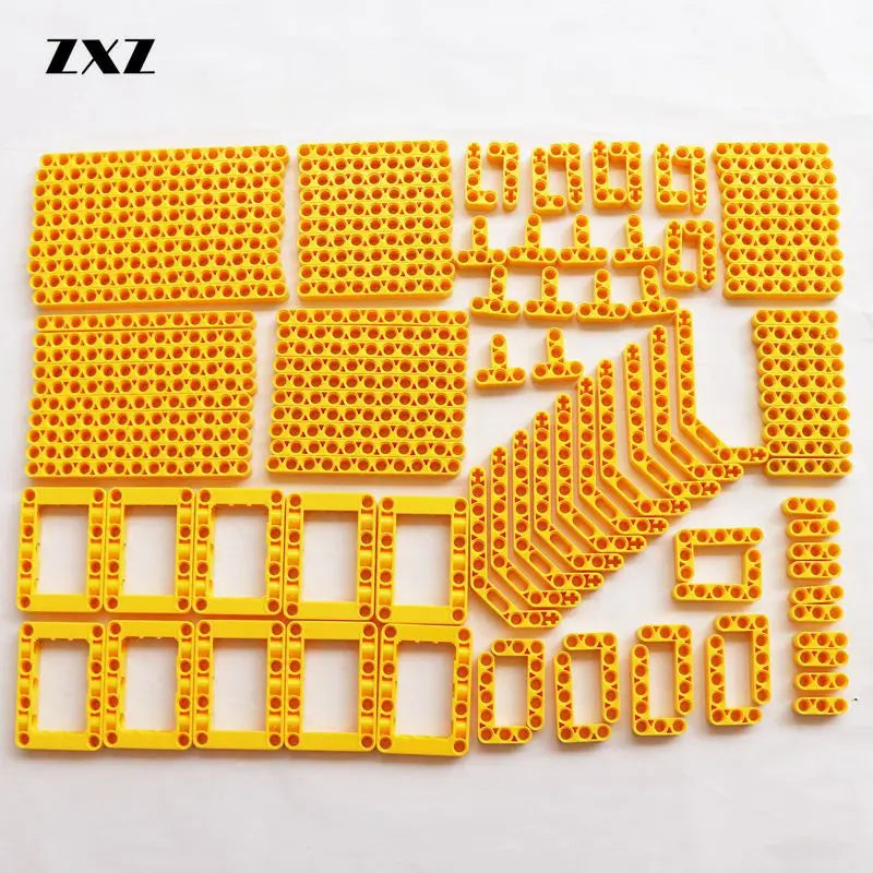 Hot Sales Technical Parts Liftarm Beam 12 Sizes Mixed MOC Bricks Building Blocks DIY Toys for Kid Boys Bulk Set 120pcs