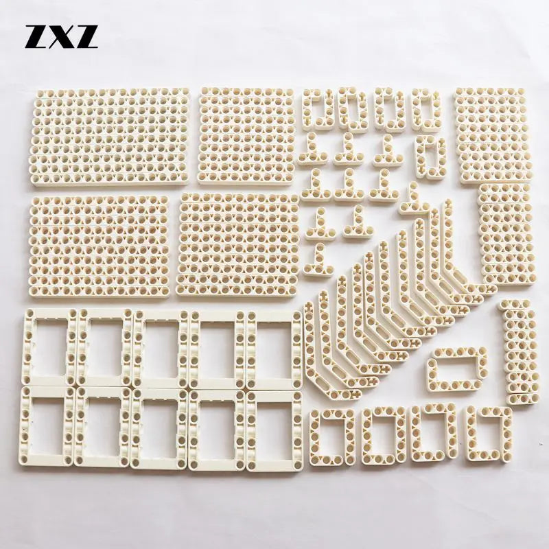 Hot Sales Technical Parts Liftarm Beam 12 Sizes Mixed MOC Bricks Building Blocks DIY Toys for Kid Boys Bulk Set 120pcs