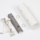 [YGFEEL] Wall Lamps Modern Simple Bedroom Bedside Lamps 2PCS*E14 Holder Stair Corridor Light Aluminum Lamp Body Glass Lampshade