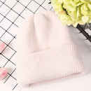 [Rancyword] Damen Wintermützen Beanies Strickmützen Kaninchenfellmütze Weiblich Echthaar Skullies Mützen Gorros Unifarbe RC1222-2
