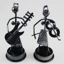 8 Pieces Art Home Decoration Crafts 8 Women Band Metal Crafts Ornaments For Music Lover Home Furniture Blank Space Decoration