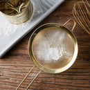 Stainless Steel Fine Mesh Oil Strainer Golden Flour Sifter Sieve Colanders Flour Coffee Mesh Filter Baking Tools Kitchen Bakware