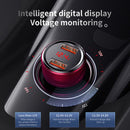 Baseus Quick Car Charger 6A 45W Dual USB Type C QC4.0 PD3.0 Fast Charger For iPhone13 Pro Xiaomi Samsung Phone Car Fast Charging