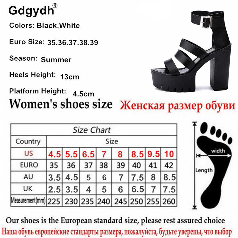 Gdgydh 2021 New Summer Shoes Women White Open Toe Button Belt Thick Heel Wedges Platform Shoes Fashionable Casual Sandals Female