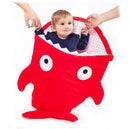 Cartoon Shark Sleeping Bag Baby Sleeping Sack Winter Strollers Bed Swaddle Blanket Wrap Cute Cotton Bedding Baby Sleep Sack