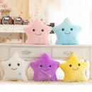 2018  Colorful Body Pillow Star Glow LED Luminous Light Pillow Cushion Soft Relax Gift