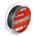DAGEZI Super Starke 4-fach geflochtene Angelschnur 300M/330YDS 100% PE 10-80LB Multifile Angelschnur Karpfenangeln Salzwasser