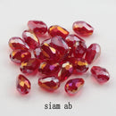 60/70PCS 8/10mm Crystal Tear Drop Shape Beads for Jewelry Making Waterdrop AB Glass Beads Loose Jewellery Beads DIY Bracelets